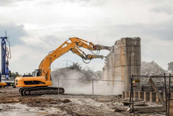 Silo Demolition in Mcdonough